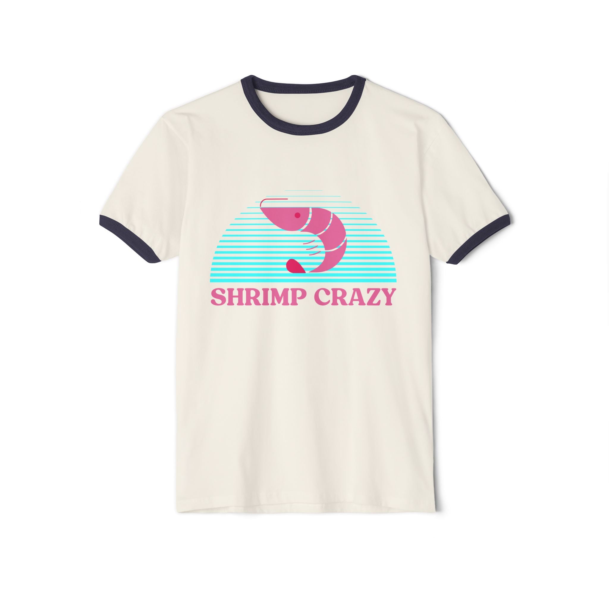 Shrimp Crazy Ringer T-Shirt